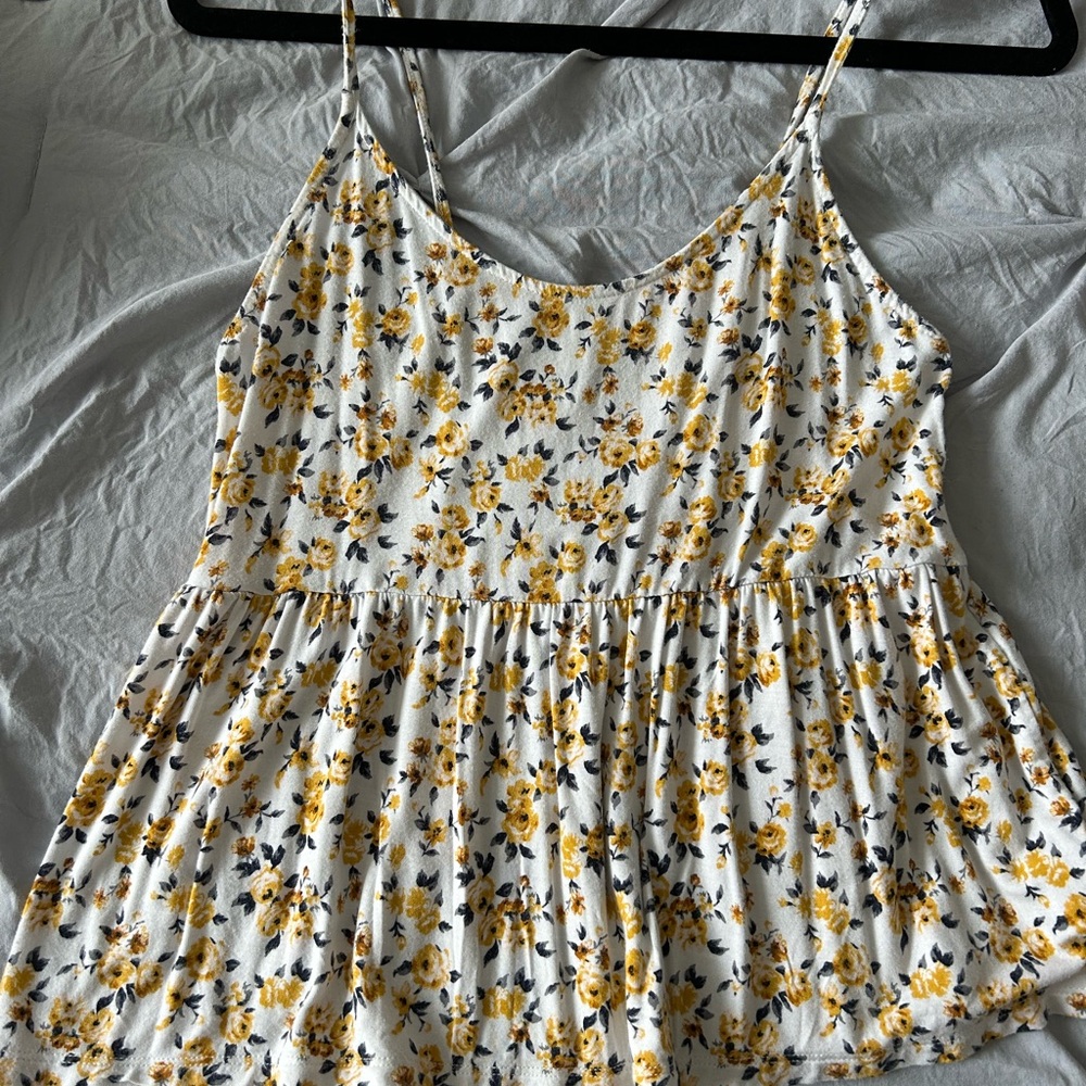 American Eagle Outfitters Yellow Floral Camisole